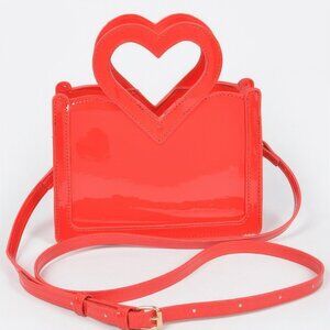 Enamel Top Handle Bag